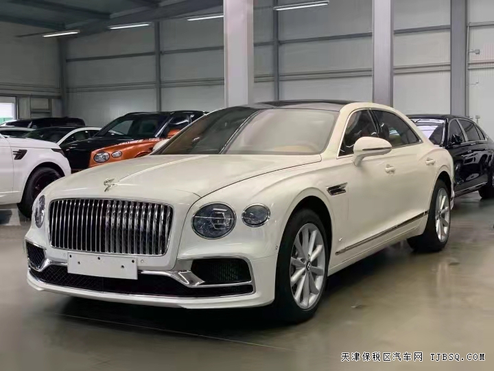 22款宾利飞驰 买百万豪车首选天津港