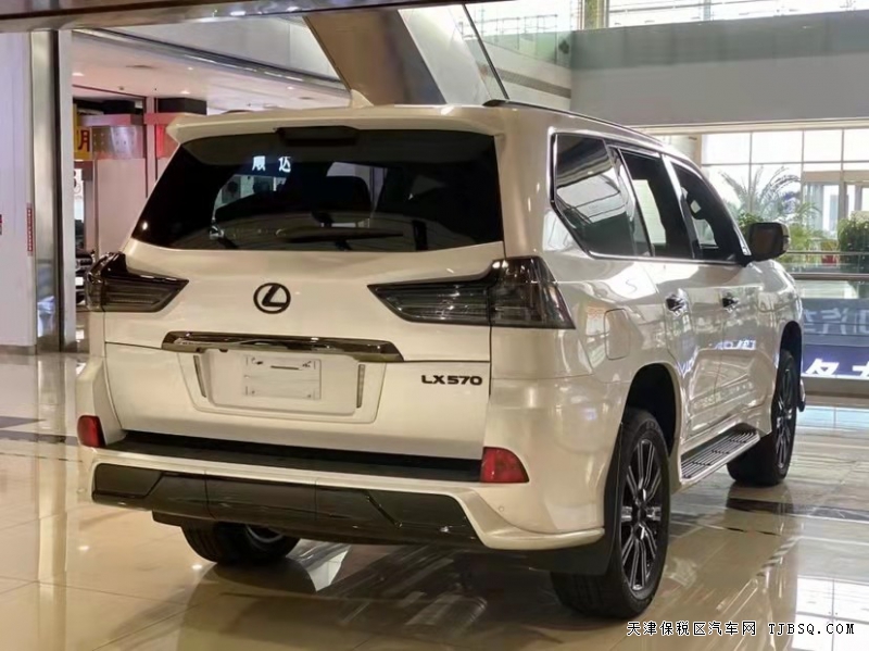 21款雷克萨斯LX570 黑曜版  天津港大幅度降价