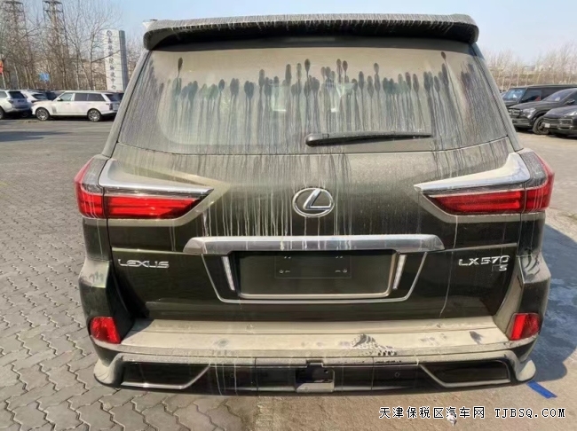 天津港平行进口车21款雷克萨斯LX570中东限量S港口钜惠192万
