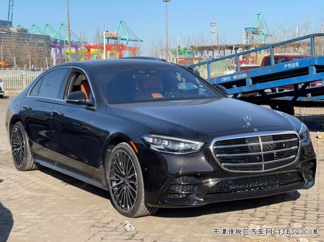 22款奔驰S500港口现车配置超高