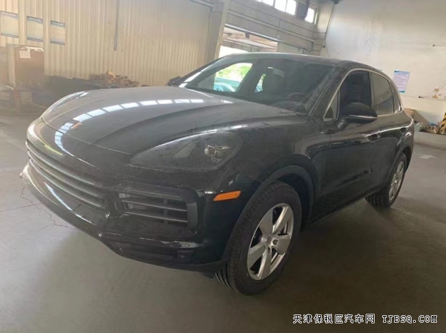 21款保时捷卡宴3.0T 黑外黑内美版全景天窗现车89.5万