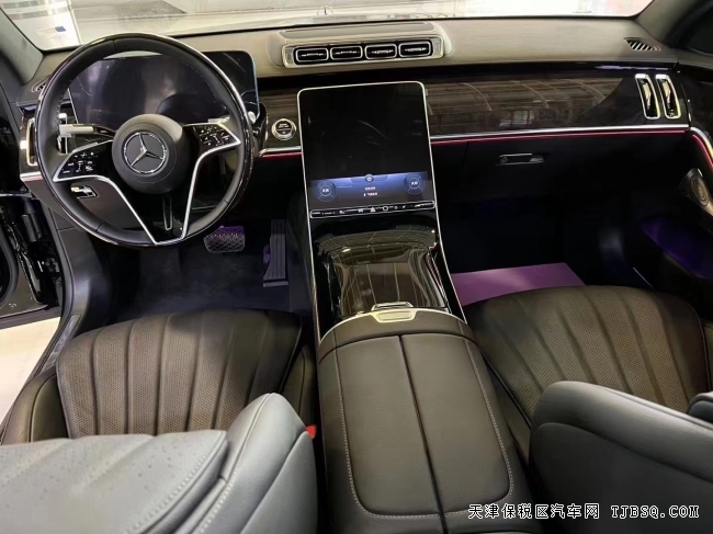 22款奔驰S500港口特价处理中 比4S点优惠40万