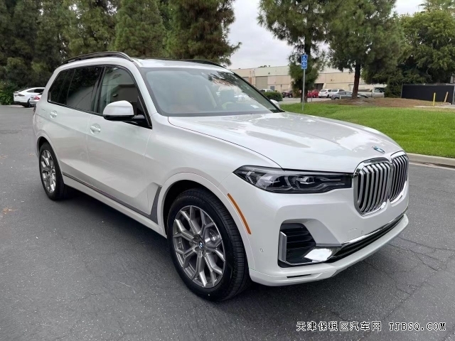 平行进口21款宝马X7现车到店港口热卖80万