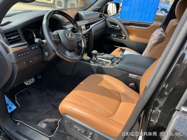 21款雷克萨斯LX570最后一批V8自然吸气车型天津港口现车钜惠中
