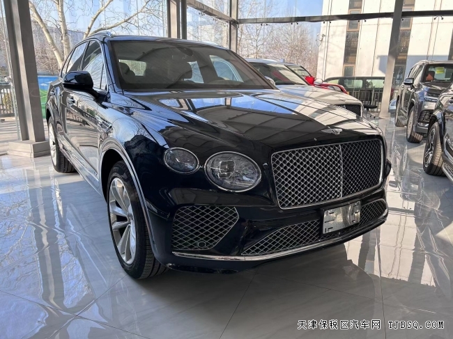 平行进口22款宾利添越天津港现车手续齐卖全国