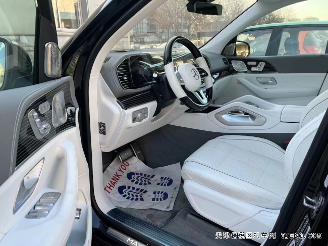 天津平行进口22款奔驰迈巴赫GLS600 配置颜色齐全 港口热卖特惠