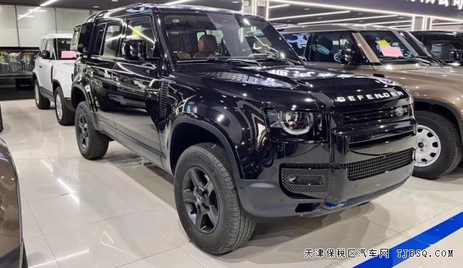 天津平行进口22款路虎卫士110 四门 3.0T 柴油D200 标准 港口热卖 特价