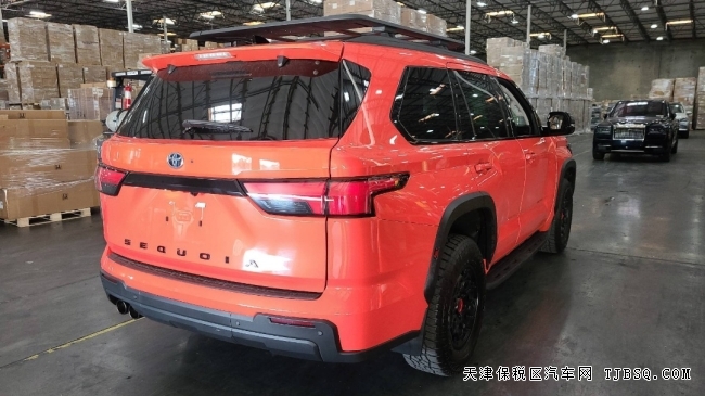 丰田 红杉 23款 3.5T 混动 TRD Pro 橙色 现车钜惠 特价一台