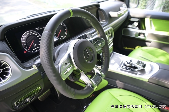 经典造型23款欧规奔驰AMGG63原车原码无障碍落牌全国唯一一台绿色内饰