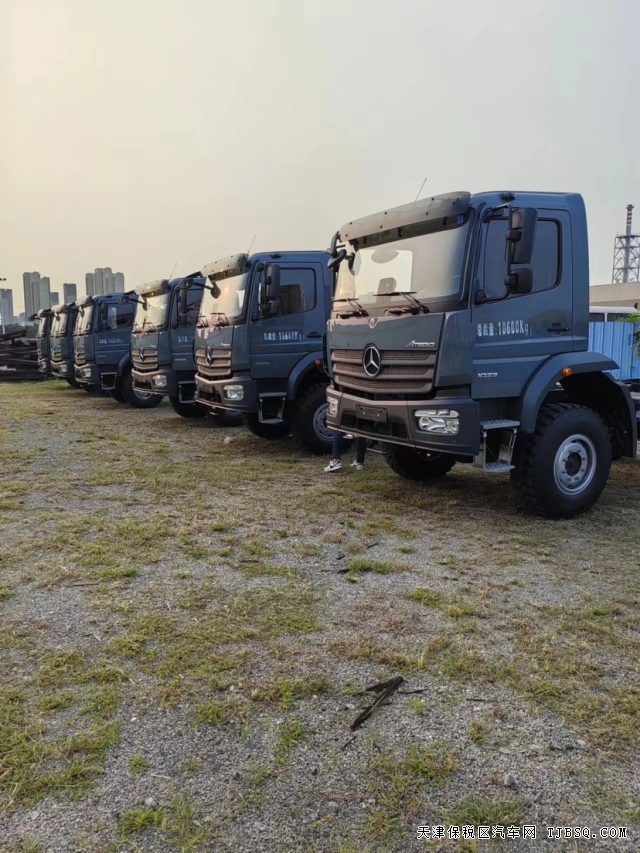 平行进口奔驰 Atego（阿泰戈）中卡车型房车底盘天津港独家在售