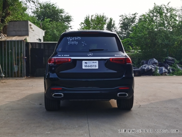 美规版23款奔驰GLS450黑咖AMG暗夜包库存压力大港口大幅降价促销