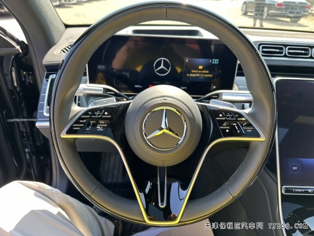 平行进口2023款奔驰S580顶级商务座驾现车报价最新行情