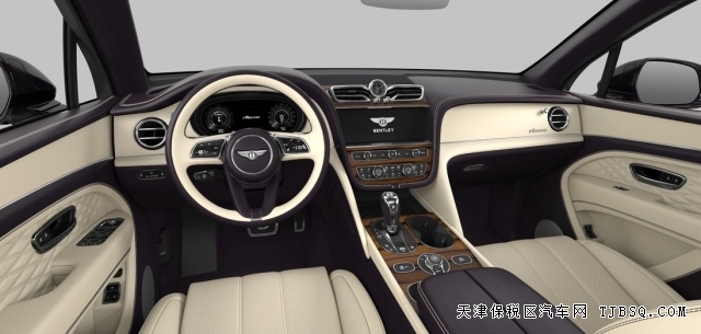 2024款宾利添越加长4.0T雅度版深李紫典雅色港口现车