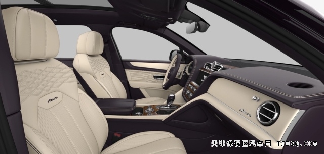 2024款宾利添越加长4.0T雅度版深李紫典雅色港口现车
