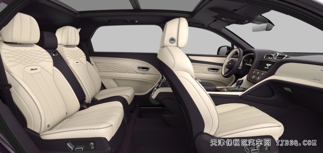 2024款宾利添越加长4.0T雅度版深李紫典雅色港口现车