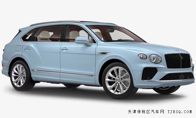 24款宾利添越长轴4.0T 炫蓝配热刺红国六现车售全国