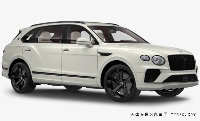 24款宾利添越加长4.0T冰川白拼板球红港口现车国六B