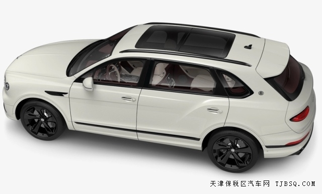 24款宾利添越加长4.0T冰川白拼板球红港口现车国六B