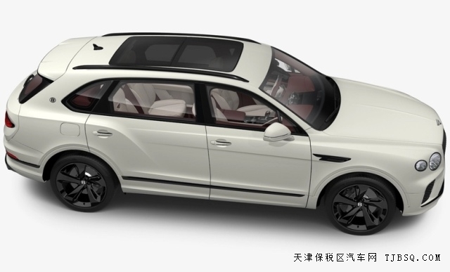 24款宾利添越加长4.0T冰川白拼板球红港口现车国六B