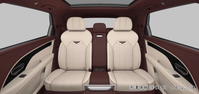 24款宾利添越加长4.0T冰川白拼板球红港口现车国六B