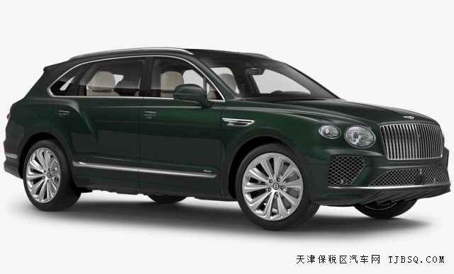 24款宾利添越4.0T V8加长雅度版稀有配色港口行情