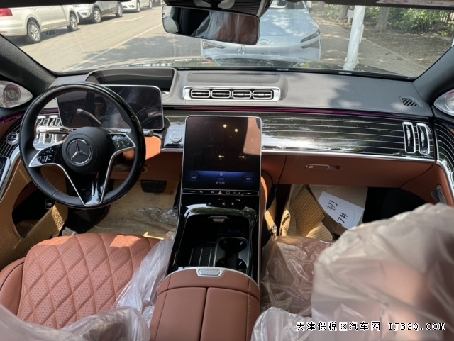 24款欧规顶级商务座驾奔驰S500L四座大柏林魔毯悬挂现车