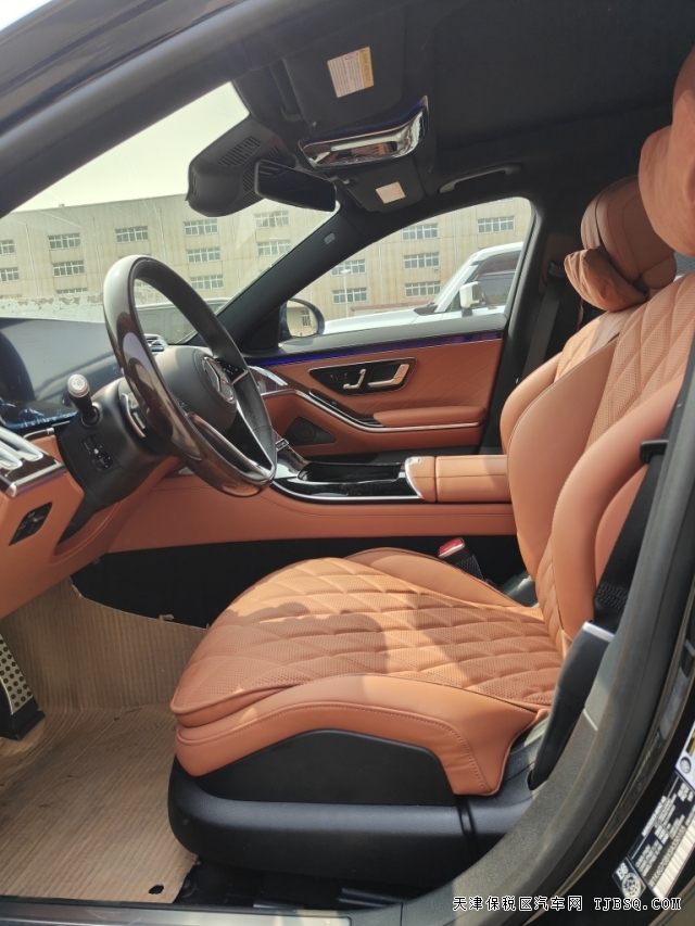 平行进口25款加版奔驰S580八缸4.0T港口行情158万起