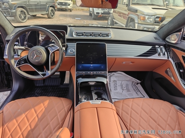 e22150597ee0b0ce019f1a5e85cb7440 平行进口25款加版奔驰S580八缸4.0T港口现车166万起