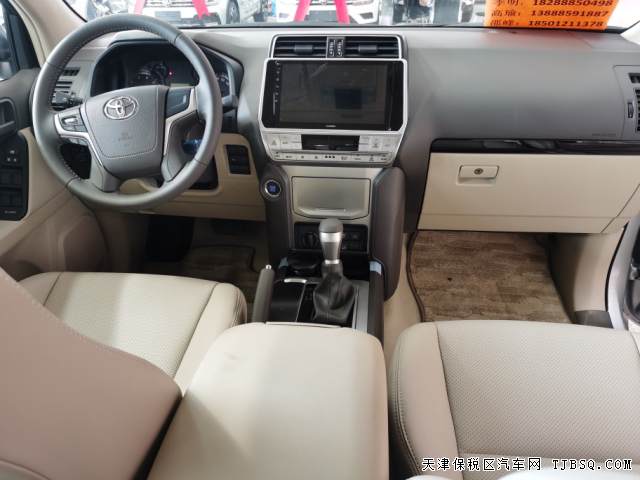 天津港 霸道400020款TXL两气外挂18轮天窗