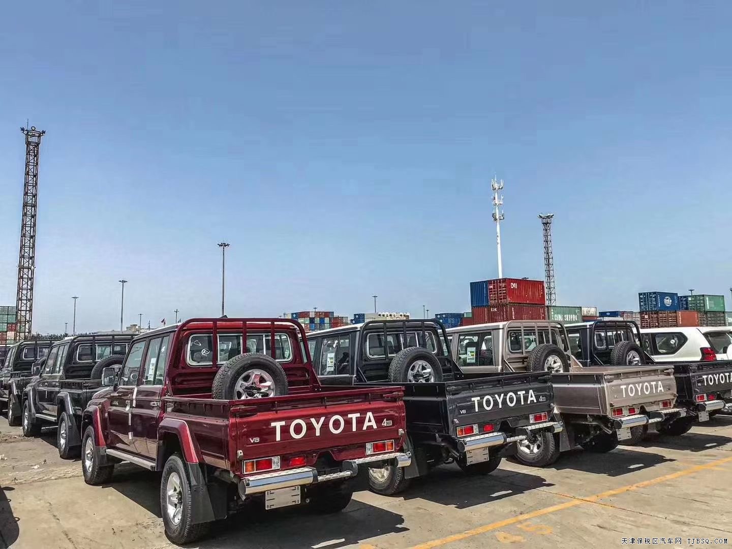 天津港2019款丰田酷路泽LC79报价行情