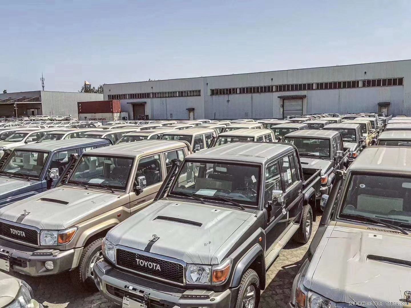 天津港2019款丰田酷路泽LC79报价行情