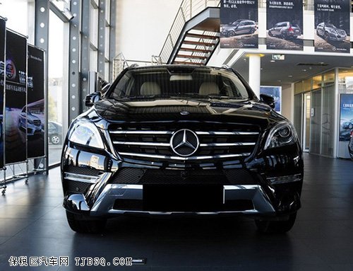 奔驰ML400现车尽兴登场 黑色棕内大促销