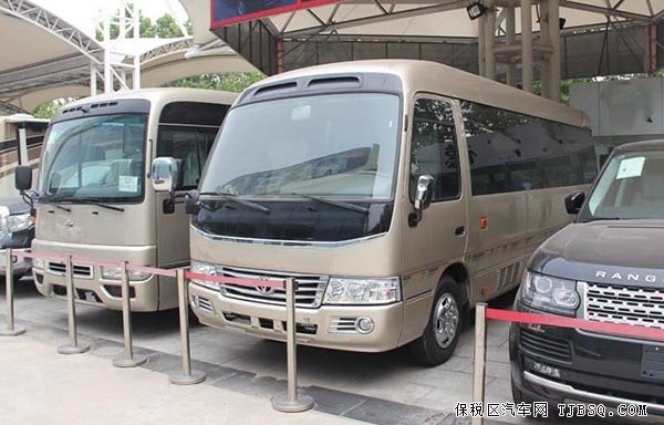 丰田考斯特进口现车 天津港最低价可零首付