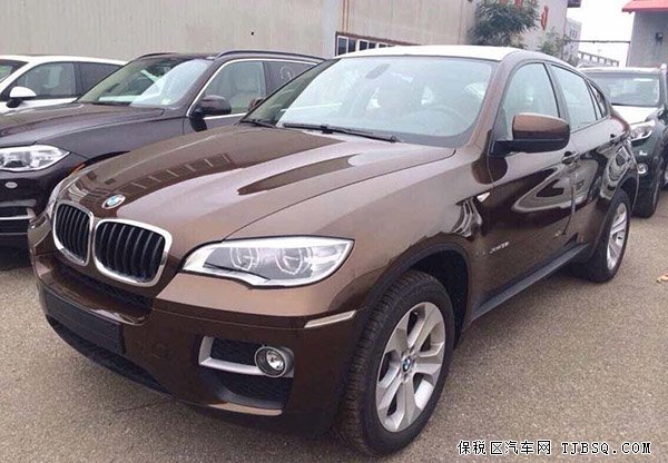 2014款宝马X6中东版贵气棕色 X6现车配日间车灯