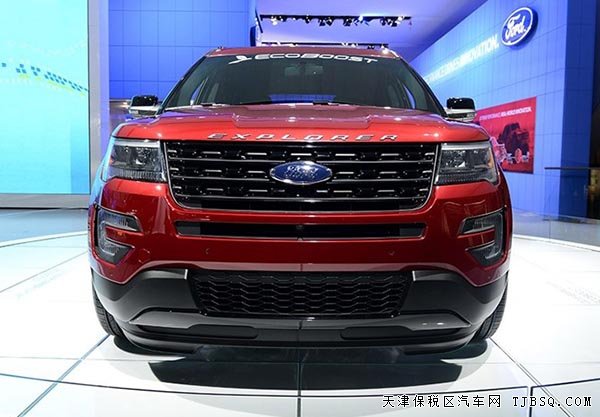2016款福特探险者2.3T七座SUV 天津港现车优惠走俏