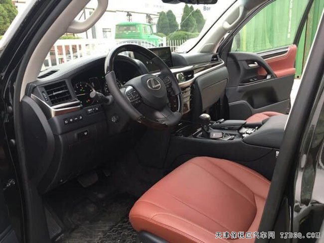 2017款雷克萨斯LX570八座SUV 天津港现车优惠走俏