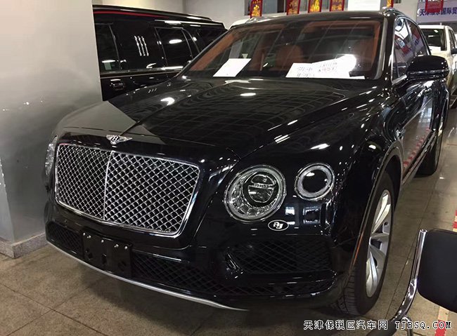 2017款宾利添越6.0T W12欧规版 天津港现车458万享奢华
