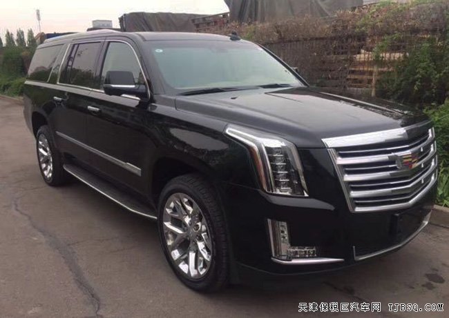 17款凯迪拉克凯雷德6.2L铂金加长版 平行进口车158万购
