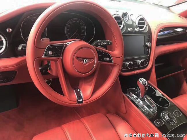 平行进口车宾利添越SUV欧规版 17款现车震撼让利