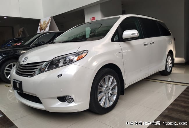 平行进口车17款丰田塞纳四驱顶配版 天津港现车57.5万起