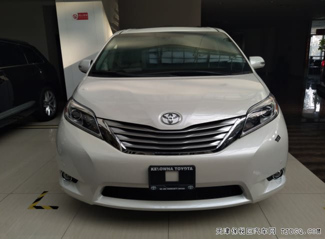 平行进口车17款丰田塞纳四驱顶配版 天津港现车57.5万起