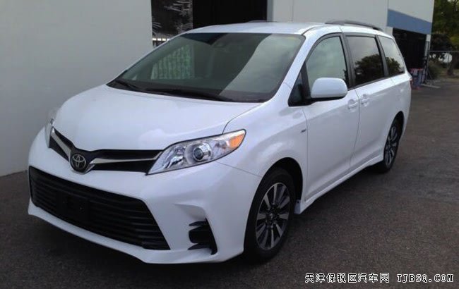 平行进口车18款丰田塞纳四驱版 雷测/七座/18轮现车49万