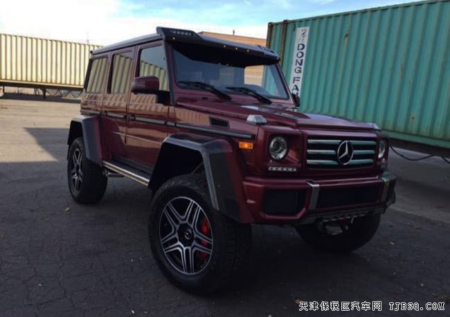 17款奔驰G550加规版4x4 双减震/22轮/三差速锁现车381万