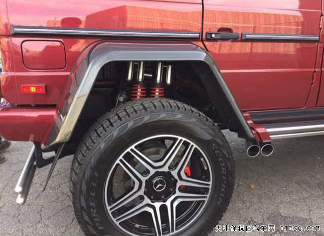 17款奔驰G550加规版4x4 双减震/22轮/三差速锁现车381万