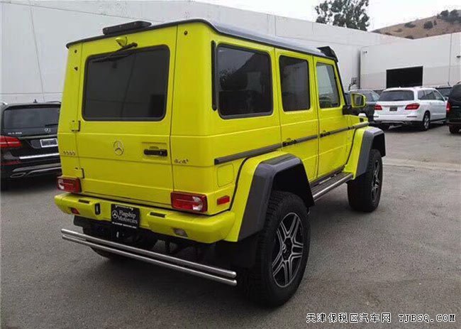 17款奔驰G550 4x4加规版 双减震/22轮/3差速锁现车362万