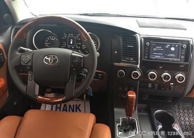 18款丰田红杉5700四驱白金版 雷测/七座/20轮现车95.8万