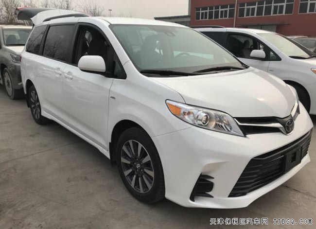 2018款丰田塞纳3.5L四驱版 天津港现车乐享折扣