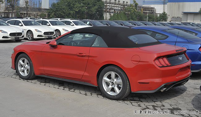 18款福特野马2.3T加规版 平行进口敞篷版跑车现车45.5万