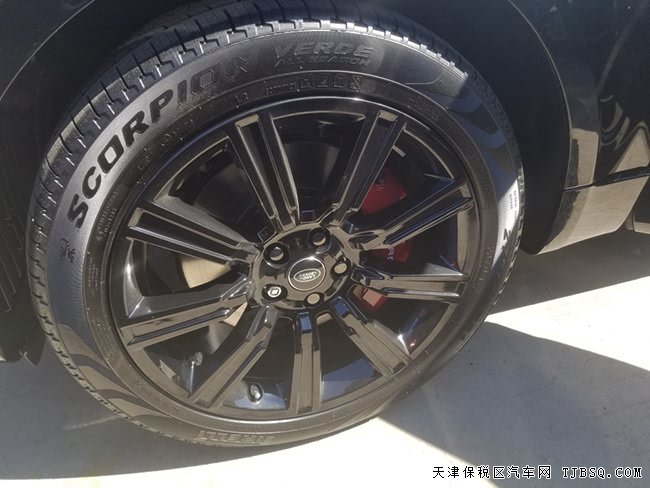 18款路虎揽胜运动汽油版 21轮/气候包/豪华包现车94.5万