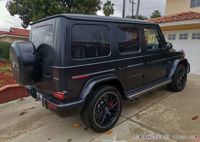 2019款奔驰G63美规版 22AMG轮/停辅包/暗夜包现车295万